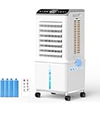 Amazon | 【氷を入れて、ひんやり風】 ONE STEP 冷風機 扇風機 小型