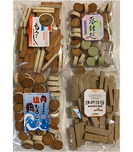 Amazon.co.jp: お菓子 塩もろこ2袋 蕗もろこし2袋 和菓子組み合わせ