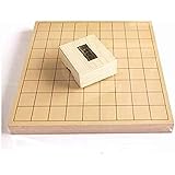 将棋セット　新桂 １寸 卓上将棋盤（接合）　　木製将棋駒