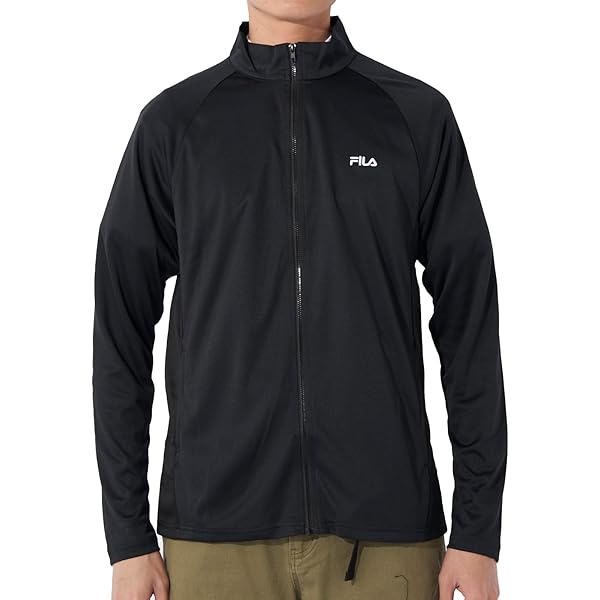 Amazon.co.jp: (フィラ)FILA 無地フロントZIP配色スタンドUV