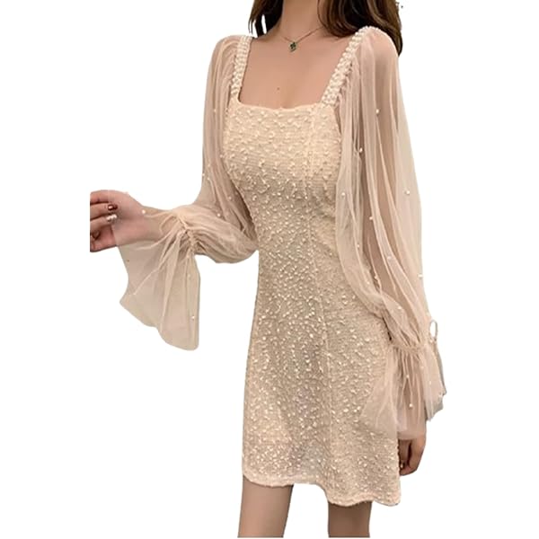 Amazon.co.jp: [あすなろbox] シースルー シフォンスリーブ