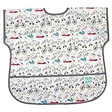 バンキンス Bumkins お食事エプロン ジュニアビブ 1～3歳頃 エプロン スタイ 防水 洗濯可 Urban Bird（U-115） Bibs Waterproof Accessories Jun