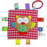Canghai Baby Appease Towel Baby Calm Blanket ComfortingおもちゃCrinkle Meおもちゃを0 – 3年古い赤ちゃんフクロウ