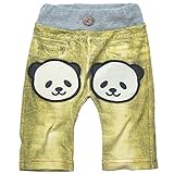 《初夏盛夏対応》 GARACH(ギャラッチ) フライスデニム調ハーフパンツ 100cm/Ye NO.AH-1722101