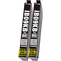 Amazon.co.jp: IB09KB (ブラック)【2本セット】【大容量】 最新 互換