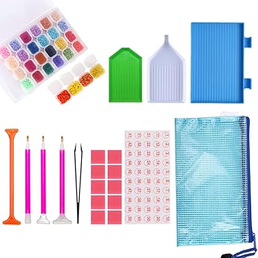 ダイヤモンドアート まとめ売り 11点 多機能ツールセット40×50 30×40