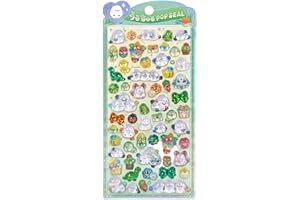 ボンボン シール帳 可愛い ステッカー 1枚 たまごっち ぼんぼん 立体 シールぷくぷく ごほうびseal 手帳用 日記帳用 な 女の子 デコseal帳 携帯電話飾 立体