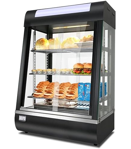 業務用　フードケース　ホットウォーマー　ディスプレイ　ショーケース Amazon.co.jp: WJW 業務用フードウォーマー、ホットフードショー
