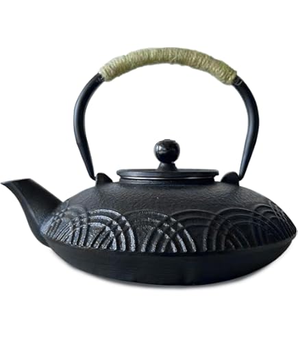 Amazon｜南部鉄器 : 壱鋳堂 鉄瓶 雫 0.65L W14xD12xH20(cm