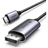 UGREEN 8K@60Hz USB C DisplayPort 変換ケーブル 4K@240Hz 4K@144Hz USB Type-C DisplayPort タイプC ディスプレイポート単方向伝送 MacBook//Galaxy/Huawei/S