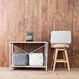 set-lo-rack2-ok/nspシェルフ・ラック 単品-ロー（棚板2枚） ツキ板（オーク）|別売キャスターご用意