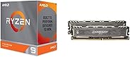 AMD Ryzen 9 3950X, without cooler 3.8GHz 16コア / 32スレッド 【国内正規代理店品】100-100000051WOF + CFD販売 デスクトップ用メモリ Ballistix Sport LTゲーミング