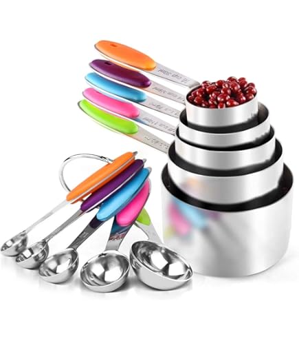 Amazon | Cuisipro ステンレススチール 計量カップとスプーンセット