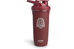 Smart Shake Reforce Stainless Steel Harry Potter Gryffindor Shaker Bottle (900 ML /30oz) | Light Weight Resistance Sports Sha