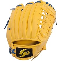 新品未使用 グローブ 右投げ用 黒/黄色 Amazon | GP (ジーピー) 野球 グローブ 子供用 8インチ 右投げ