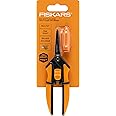 Fiskars Gardening Tools: Micro-Tip Pruning Shears, Non-Stick Precision-Ground Blades, 6” Sharp Plant Scissors (399241-1001)
