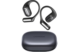 【2025最新!オープンイヤー イヤホン】UGREEN HiTune S7 Bluetooth 6.0 ワイヤレス オープンイヤー型イヤホン【 18mmチタニウム製ドライバー / 合計28時間再生 / 4マイクノイキャン技術 / IPX5防水】Hi-
