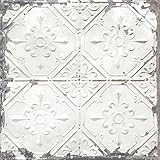 【サンプル専用】貼ってはがせるシール壁紙 NuWallpaper　 Vintage Tin Tile Peel and Stick Wallpaper / NU2086