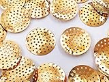 シャワー金具 25mm 100枚 ゴールド KC金 シャワー台 アクセサリーパーツ 台座 金具 ファイニエ AP0975