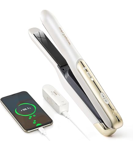 Amazon | 【USB充電】Bonito ZX コードレスヘアアイロン 5200mAh 約1