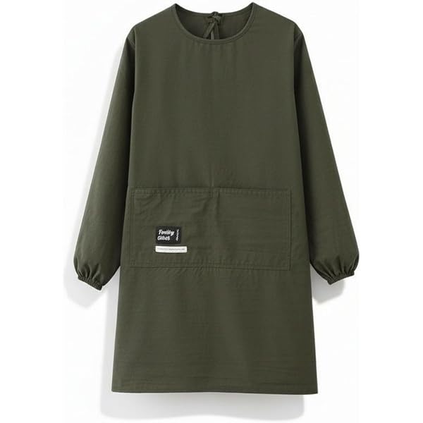 Amazon.co.jp: [PEPDRO] 割烹着エプロンロングモック 防水エプロン