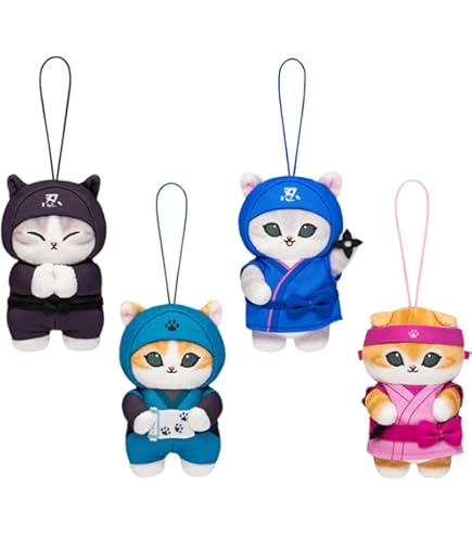 Amazon.co.jp: mofusand 忍者にゃん BIGぬいぐるみ モフサンド ぢゅの