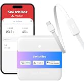【Amazon.co.jp限定】 SwitchBot スマートリモコン ハブミニ(Matter対応) Alexa エアコンコントローラー - 温湿度センサー搭載 スイッチボット Hub Mini マター対応 スマートホーム 学習リモコン 赤外線家電を