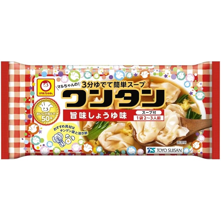 Amazon.co.jp: 東洋水産 トレーワンタン 旨味しょうゆ味 55g : 食品