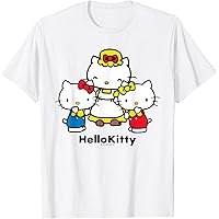 Amazon | ハローキティ USデザイン かぞく Tシャツ | Tシャツ