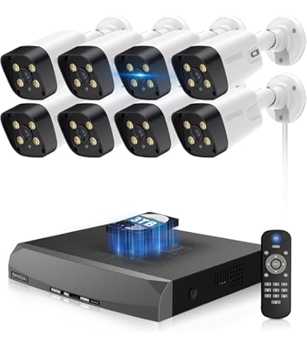 Amazon.co.jp: A-ZONE 双方向通話 800万画素タイプ POE給電カメラ 防犯