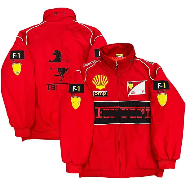 Amazon | [JDCDHRQQ] ジャケット メンズ F1 レーシングカー フェラーリ