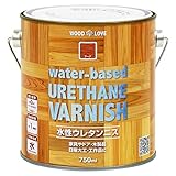 ニッペ WOOD LOVE 水性ウレタンニス チーク 750ML