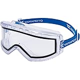 山本光学 YAMAMOTO YG-5100D ダブルレンズ 保護ゴーグル 内部換気ベンチレーション 眼鏡 / マスク併用可 クリア くもり止め ダブルレンズ (外側PETハードコート+内側くもり止め) 日本製 紫外線カット
