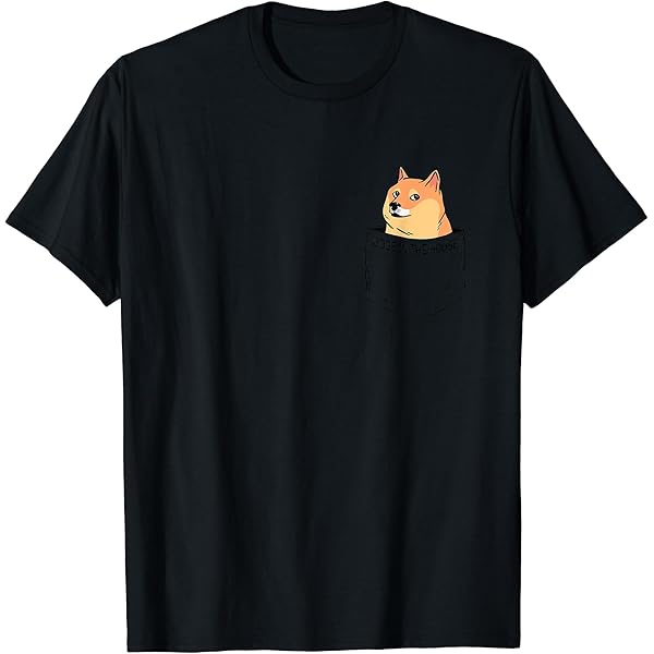 Amazon.co.jp: ドージコイン-かわいい犬 Tシャツ : ファッション