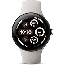 Amazon.co.jp: Google グーグル Pixel Watch 3 45mm Polished Silver  