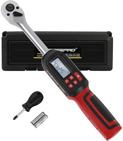 Amazon | デジタルトルクレンチ 高精度 トルク値0.9-60N.m 差込角9.5mm