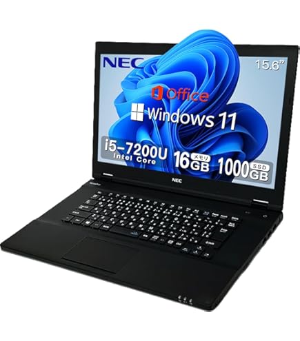 NEC ノートPC Win11アップ Office2019 16GB 500GB Amazon.co.jp: 【整備済み品】 NEC ノートPC VK26/Windows11 Pro