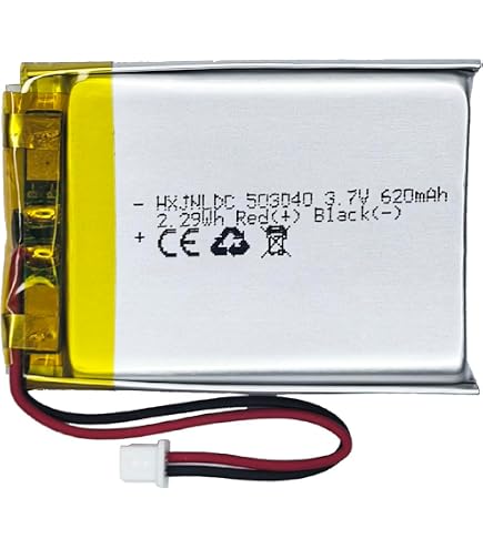 Amazon.co.jp: 3.7V 600mAh 503040 Lipo バッテリー充電式リチウム