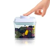iChewie - BopTop（1点）密閉食品保管容器 - メカニカルシリコンシールキャニスター - BPAフリー - 約850ml