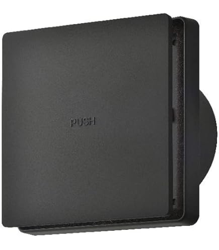 Amazon | バクマ工業 REPD-100J-BK 樹脂製プッシュ式レジスター 標準型