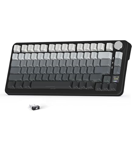 ATTACK SHARK X75 81key ワイヤレスキーボード 楽天市場】【送料無料】ATTACK SHARK X75 ゲーミングキーボード CNC