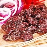 ミートガイ 手作り 味付けカンガルーキューブ (竹串10本付き) (150g) シシカバブ 100% Additive-free Original Spiced Kangaroo Cubes + 10 Skewer Sticks