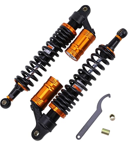 TAKEGAWA CT125 06-04-0152 Rear Shock Absorber Black, Set of 2, Cub