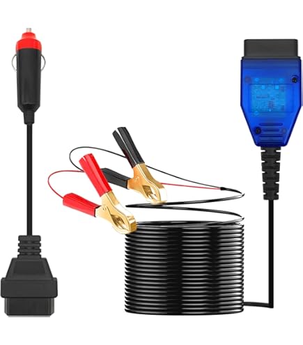 OBD2 Memory Saver Connector | 12V Battery Protection | Saves ECU Settings During Battery Change