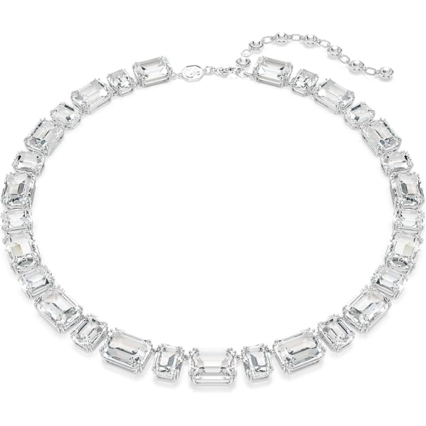 Amazon | スワロフスキー ミレニア ネックレス クリアオーバーサイズ