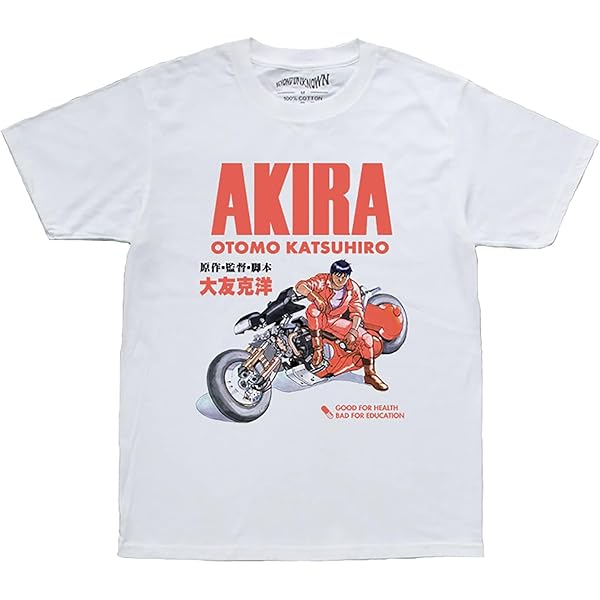 Amazon | Akira アキラ Tシャツ メンズ 夏服 半袖 綿100％ 丸襟