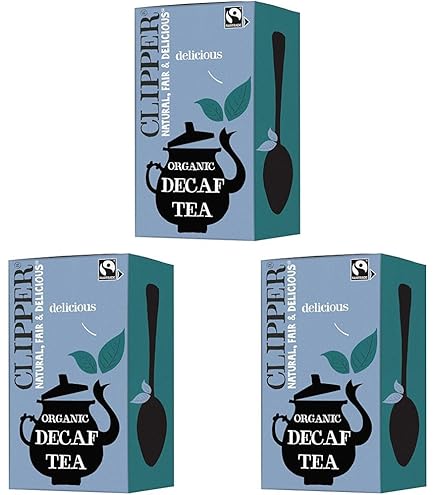 Clipper Decaf Teabags: 40s, Decaffeinated, Unbleached | Fairtrade
