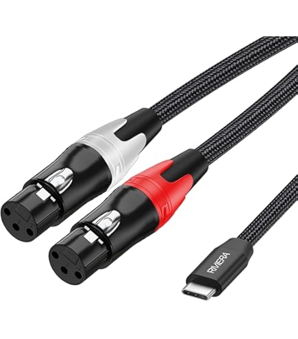 Amazon.co.jp: Devinal USB - XLRオーディオケーブル、USB-Aから