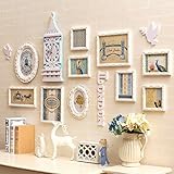 10複数の写真フレーム写真壁ソリッドウッドヨーロピアンフラワーラブコンビネーションフレームウォールリビングルームベッドルームの壁