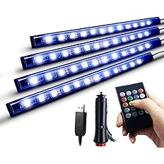 Amazon アンビエントライト 車 Ledライト 車内 Ledテープライト インテリア ライト Ledテープ 車内装飾用 Rgb 無限調色 無段階調光 29種モード 音楽変色 時間設定機能 超高輝度 Led光ファイバーネオン 携帯電話app制御 車共通 設定可能 236 Inch ライト 照明